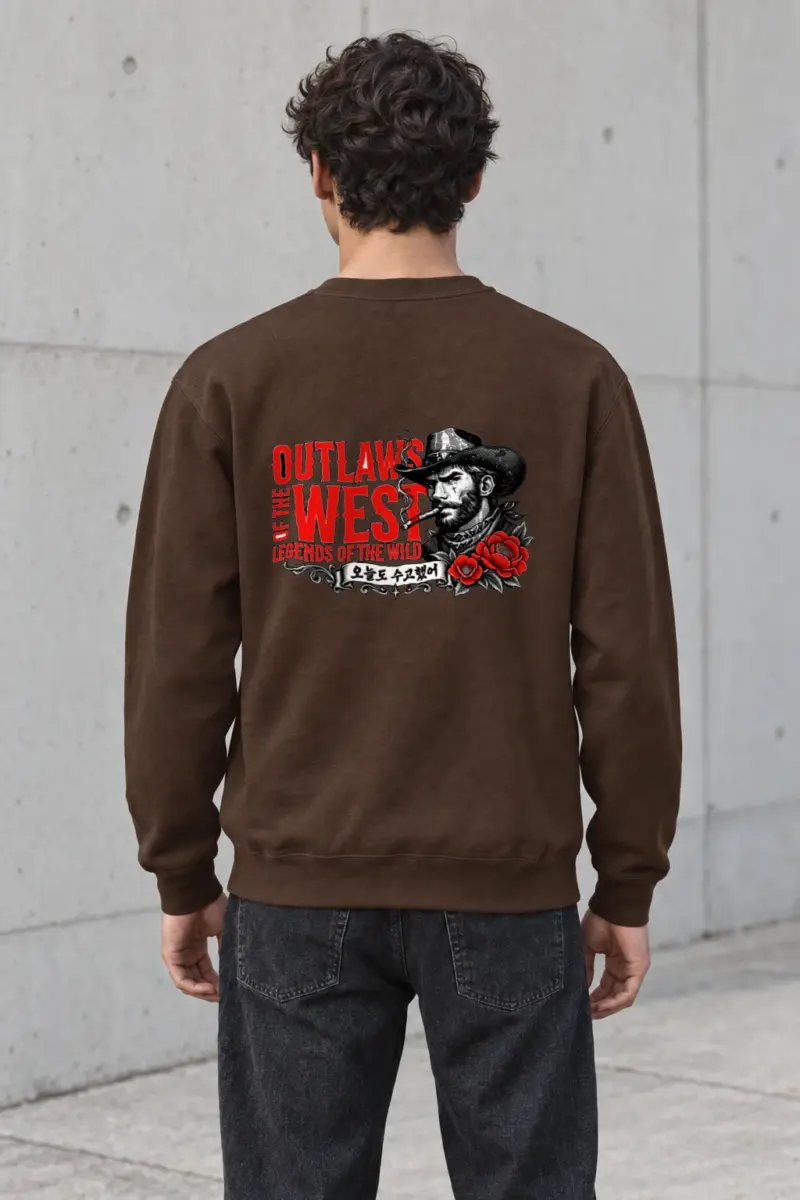 "Wild Rose Drifter" Heavy Blend Unisex Crewneck Sweatshirt | Gildan 18000