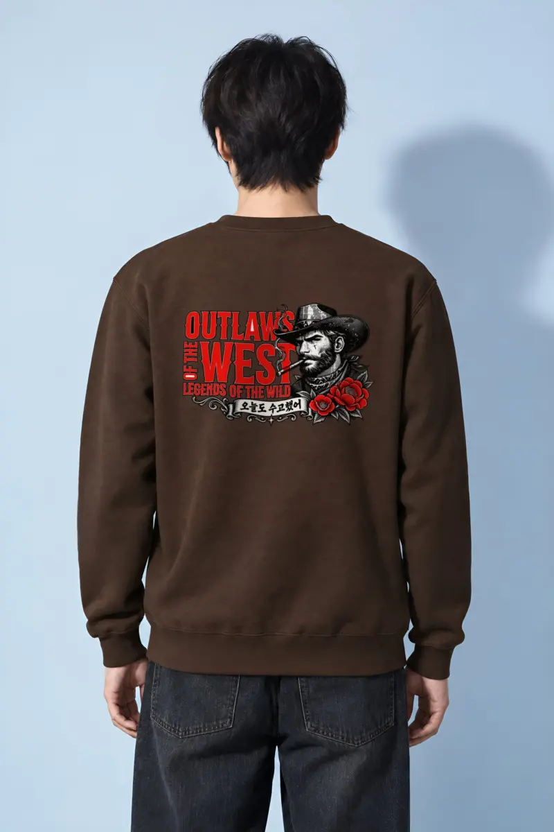 "Wild Rose Drifter" Heavy Blend Unisex Crewneck Sweatshirt