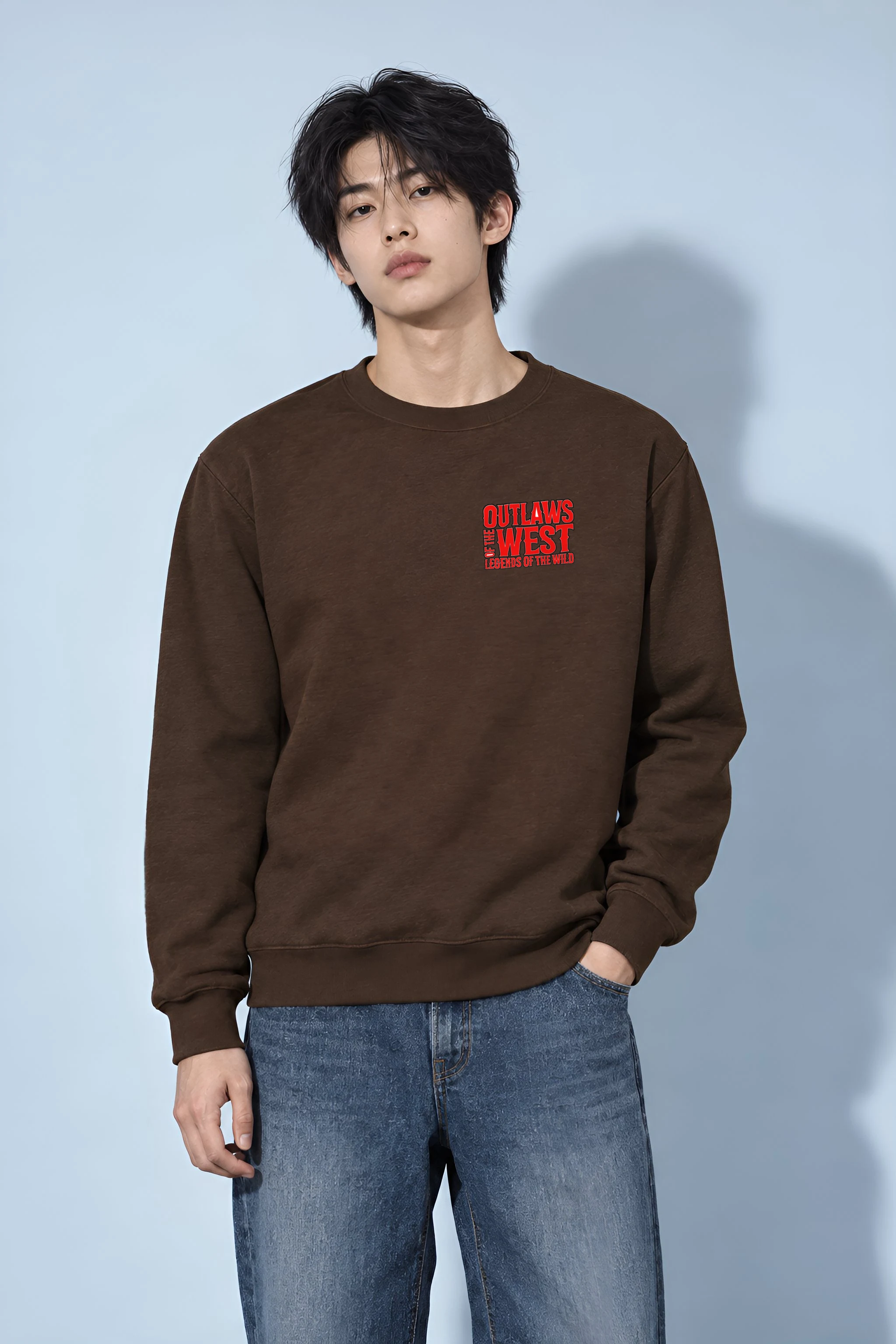 "Wild Rose Drifter" Heavy Blend Unisex Crewneck Sweatshirt