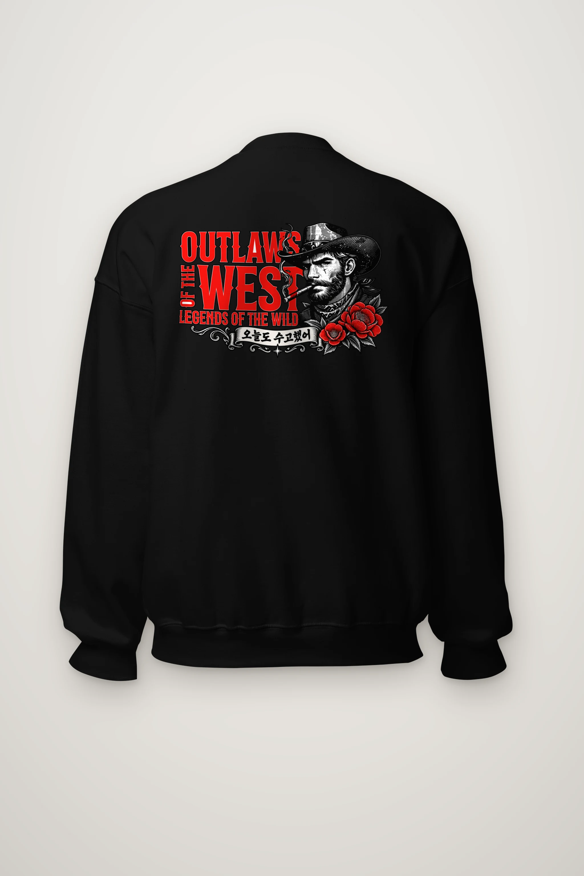 "Wild Rose Drifter" Heavy Blend Unisex Crewneck Sweatshirt
