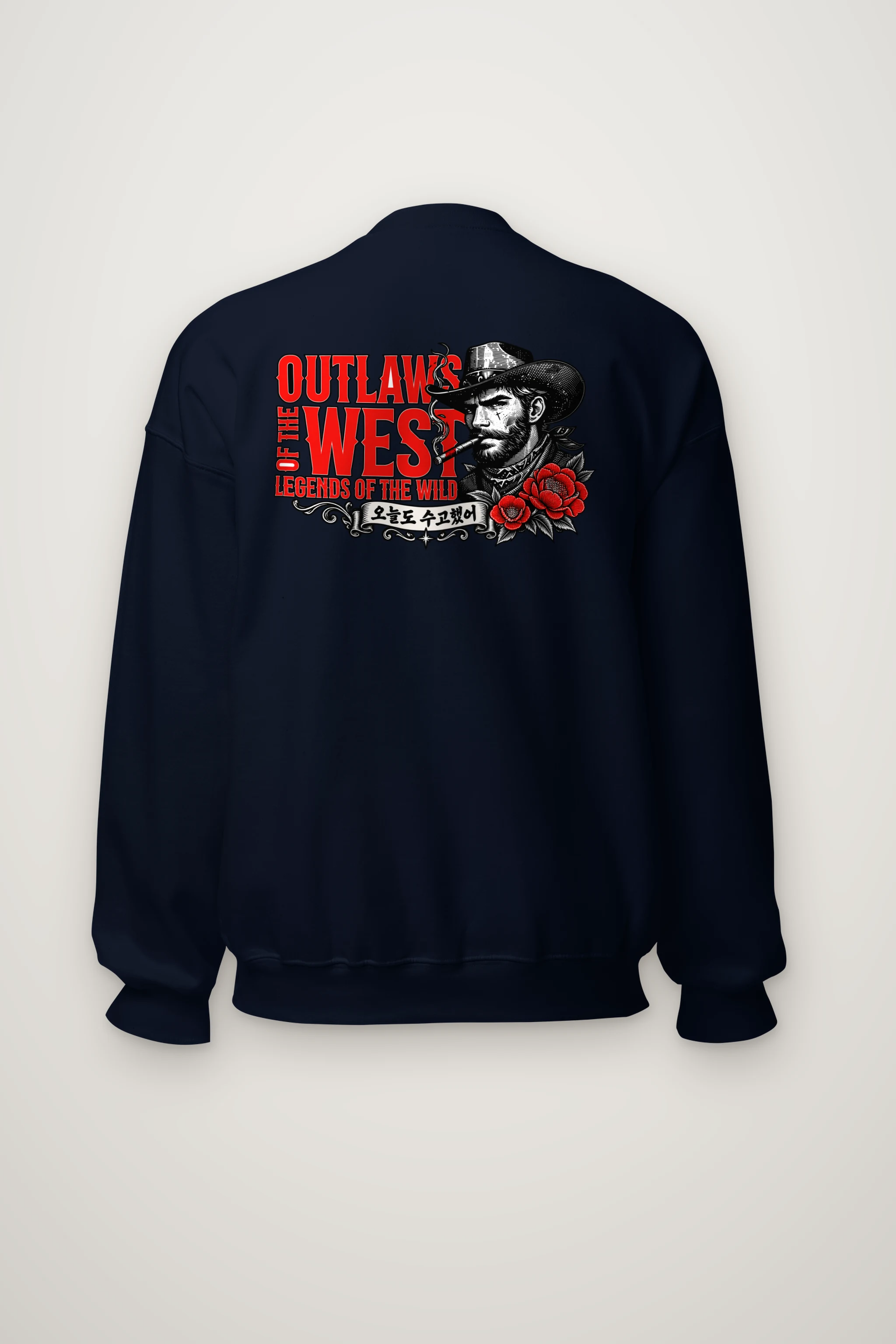 "Wild Rose Drifter" Heavy Blend Unisex Crewneck Sweatshirt