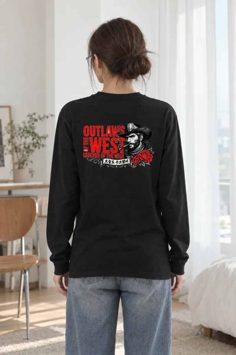 "Wild Rose Drifter" Unisex Longsleeve T-shirt