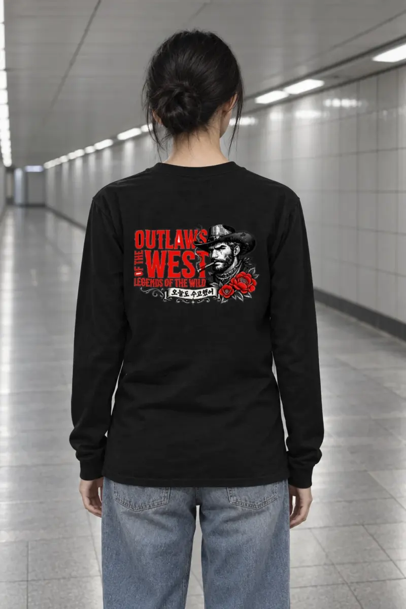 "Wild Rose Drifter" Unisex Longsleeve T-shirt