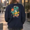 "Wild Spirit Skate On" Heavy Blend Unisex Crewneck Sweatshirt | Gildan 18000