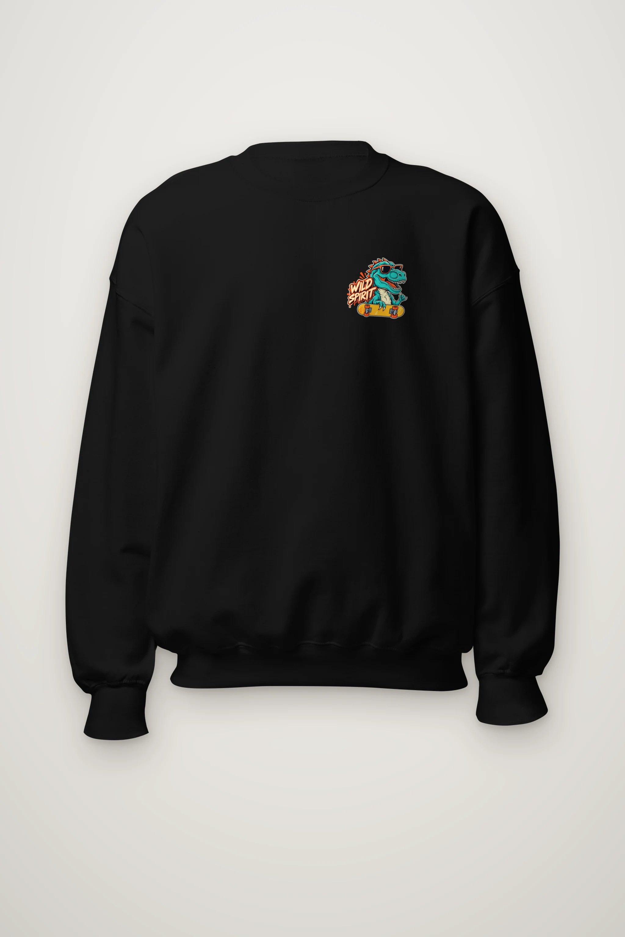 "Wild Spirit Skate On" Heavy Blend Unisex Crewneck Sweatshirt