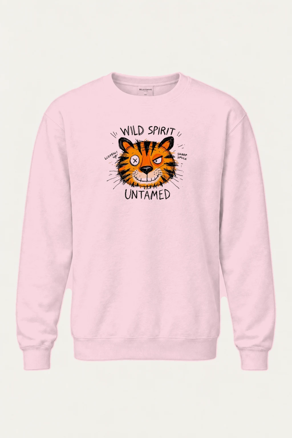 "Wild Spirit Tiger" Heavy Blend Unisex Crewneck Sweatshirt | Gildan 18000