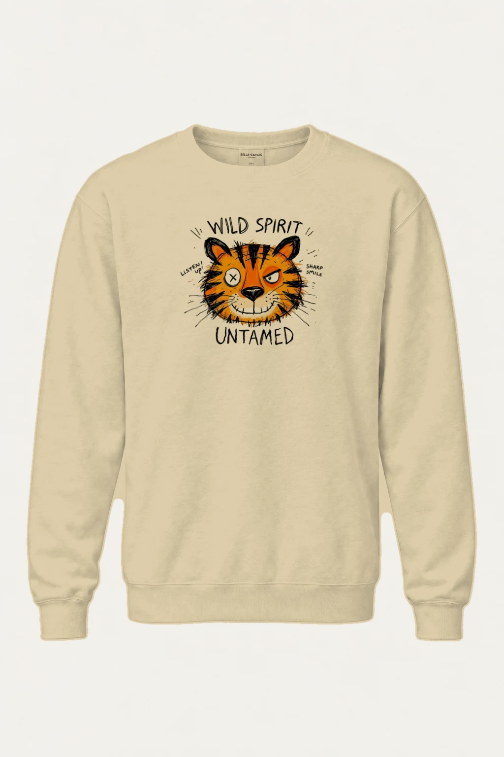 "Wild Spirit Tiger" Heavy Blend Unisex Crewneck Sweatshirt | Gildan 18000