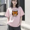 "Wild Spirit Tiger" Heavyweight Unisex Crewneck T-shirt | Gildan 5000