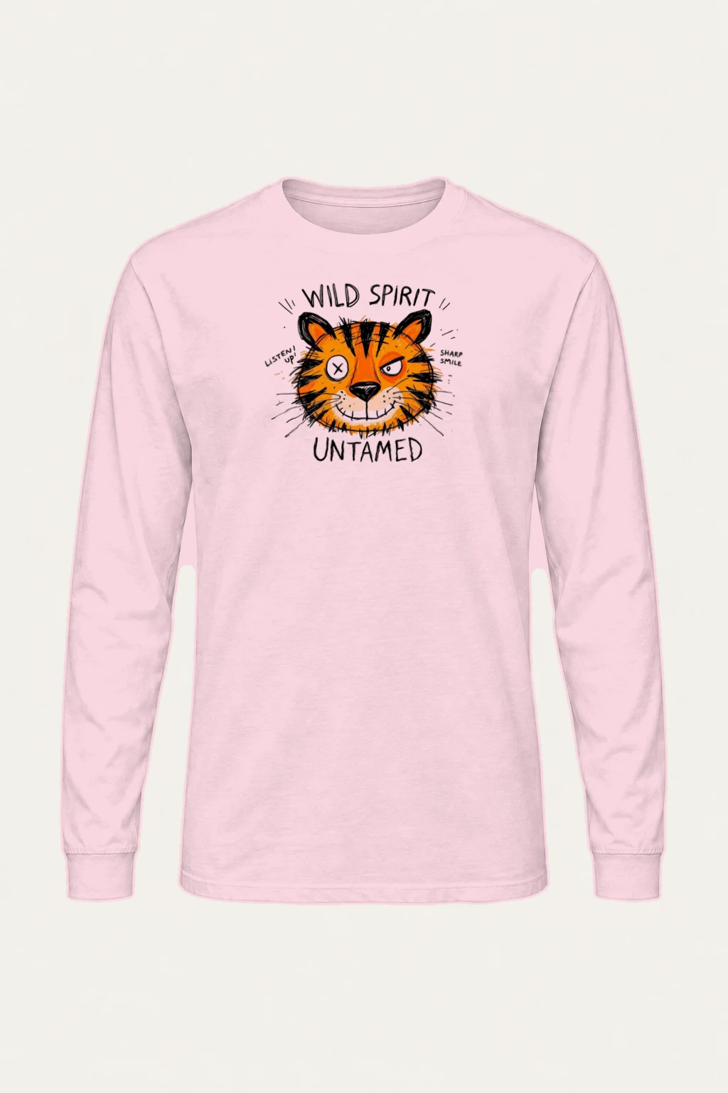 "Wild Spirit Tiger" Unisex Longsleeve T-shirt | Gildan 2400