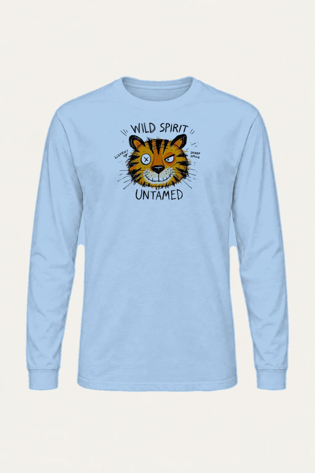"Wild Spirit Tiger" Unisex Longsleeve T-shirt | Gildan 2400