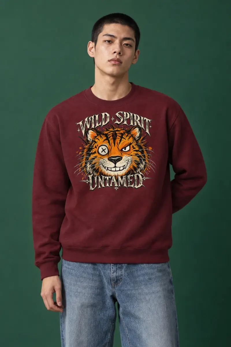 "Wild Spirit Untamed" Heavy Blend Unisex Crewneck Sweatshirt | Gildan 18000