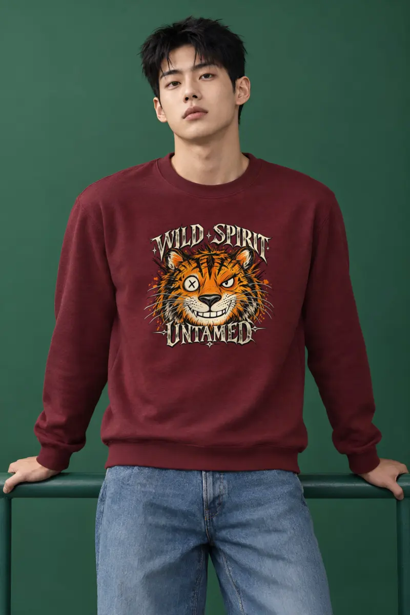 "Wild Spirit Untamed" Heavy Blend Unisex Crewneck Sweatshirt