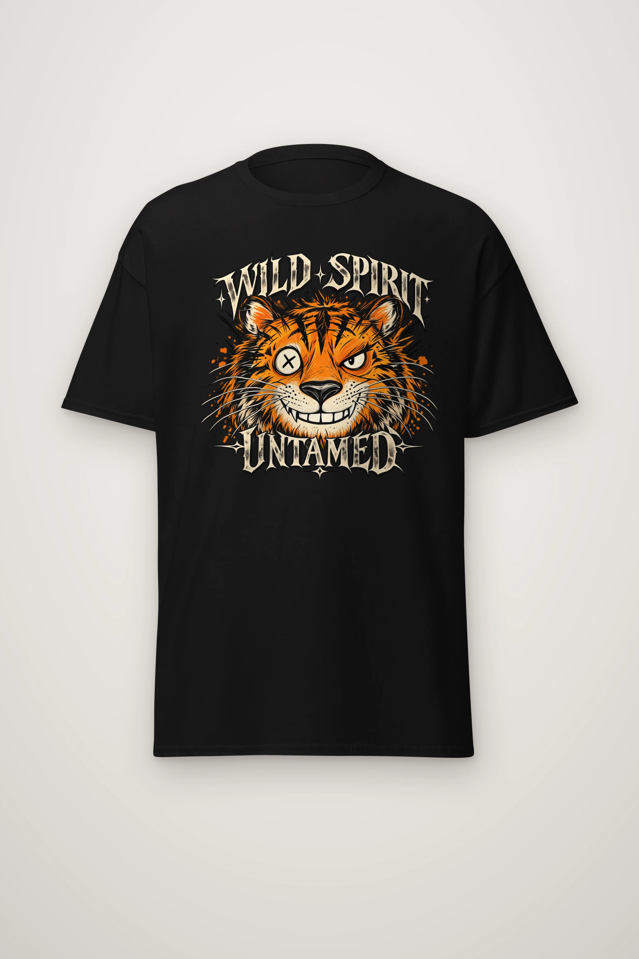 "Wild Spirit Untamed" Heavyweight Unisex Crewneck T-shirt