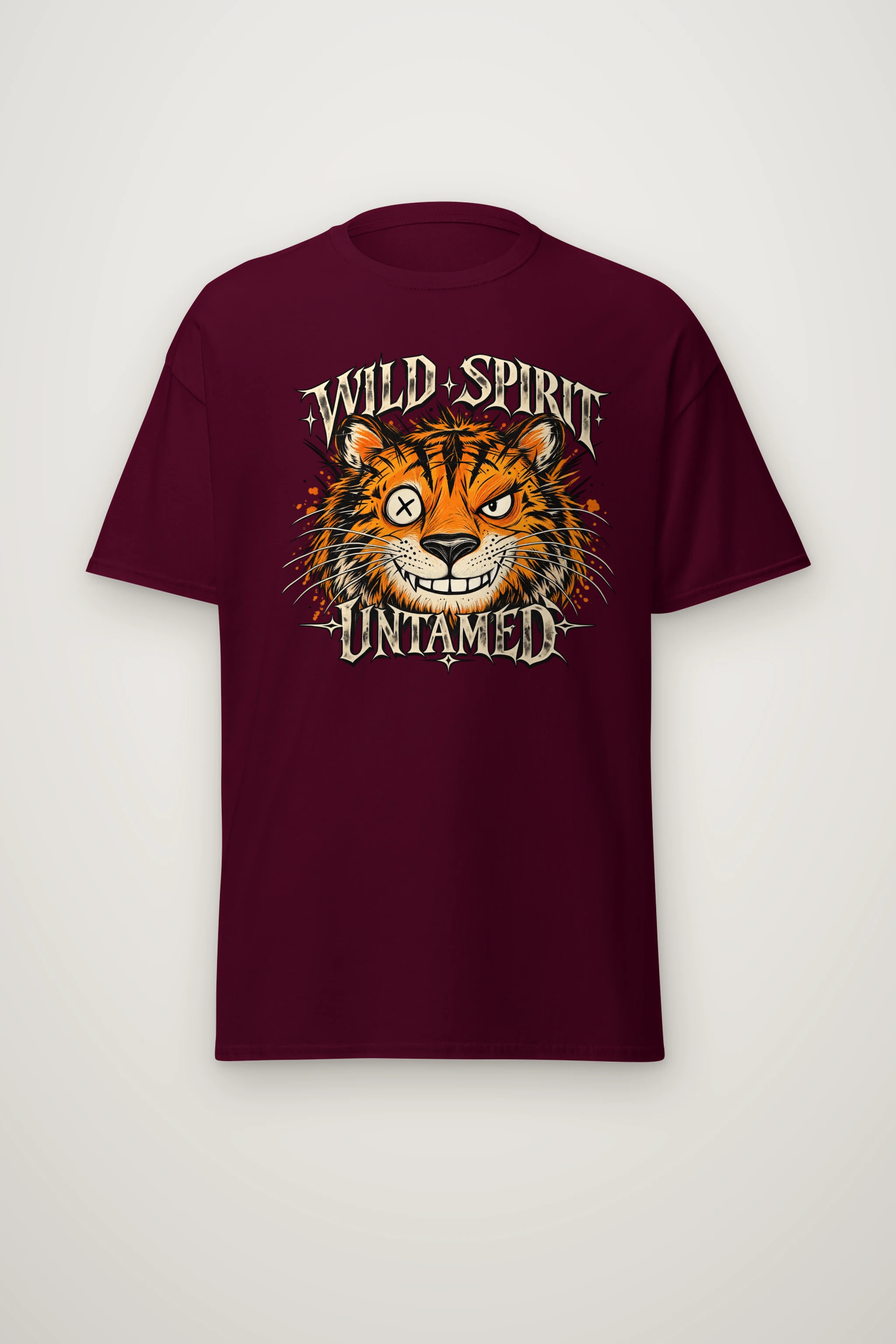 "Wild Spirit Untamed" Heavyweight Unisex Crewneck T-shirt