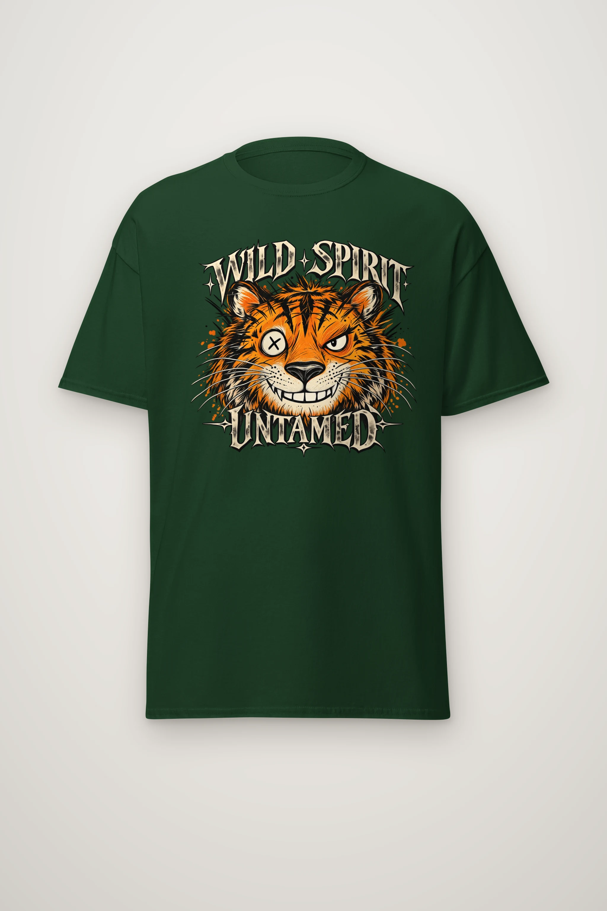 "Wild Spirit Untamed" Heavyweight Unisex Crewneck T-shirt