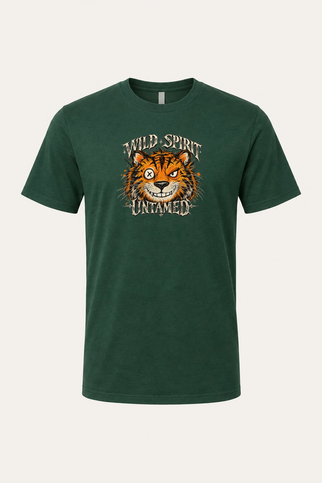 "Wild Spirit Untamed" Heavyweight Unisex Crewneck T-shirt | Gildan 5000