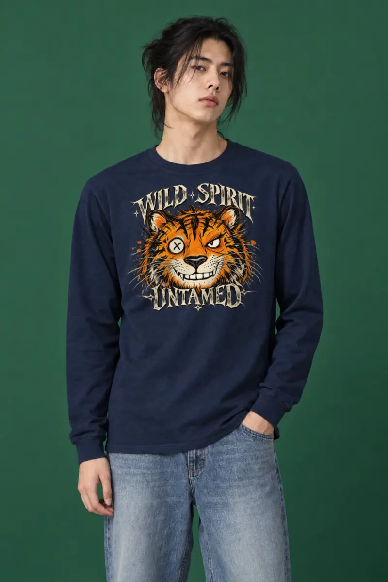 "Wild Spirit Untamed" Unisex Longsleeve T-shirt | Gildan 2400