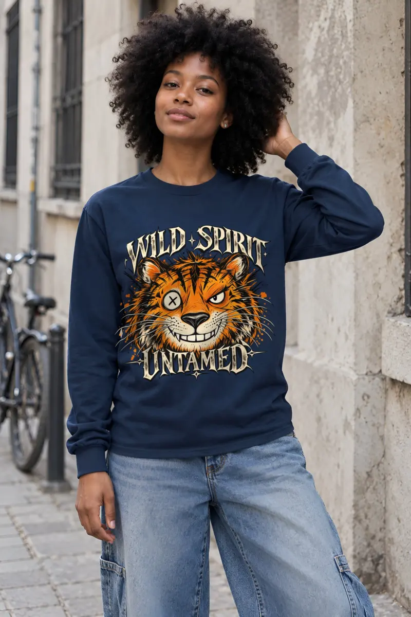"Wild Spirit Untamed" Unisex Longsleeve T-shirt