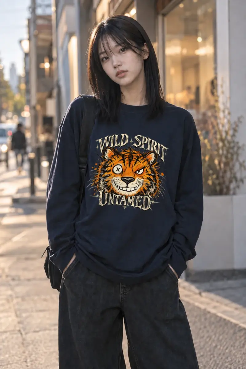 "Wild Spirit Untamed" Unisex Longsleeve T-shirt | Gildan 2400