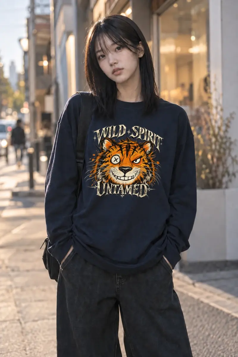 "Wild Spirit Untamed" Unisex Longsleeve T-shirt | Gildan 2400