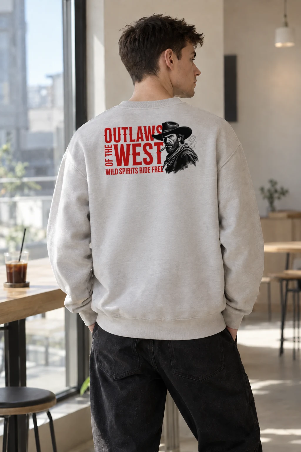 "Wild Spirits Ride Free" Heavy Blend Unisex Crewneck Sweatshirt | Gildan 18000