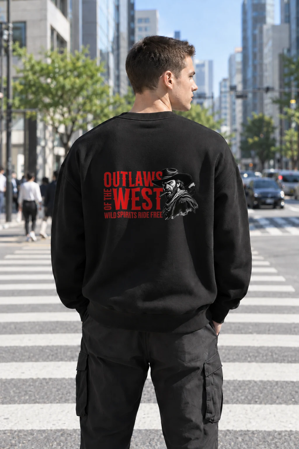 "Wild Spirits Ride Free" Heavy Blend Unisex Crewneck Sweatshirt | Gildan 18000