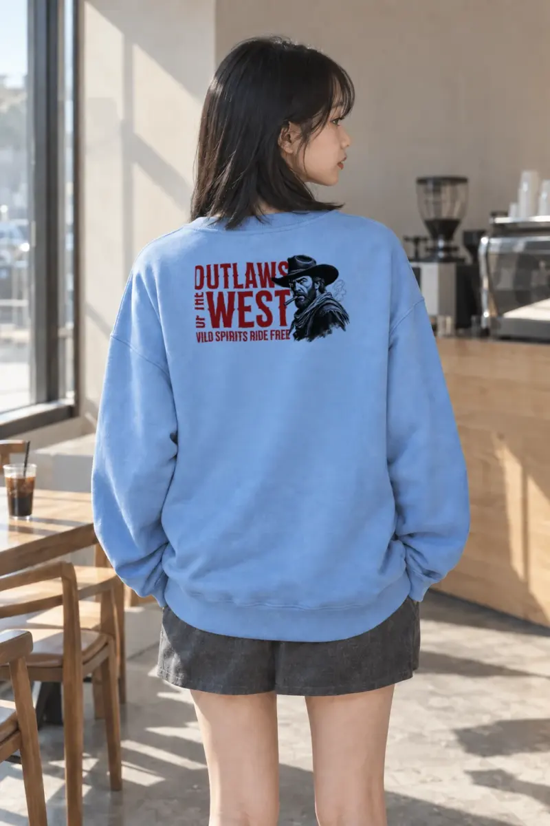 "Wild Spirits Ride Free" Heavy Blend Unisex Crewneck Sweatshirt | Gildan 18000
