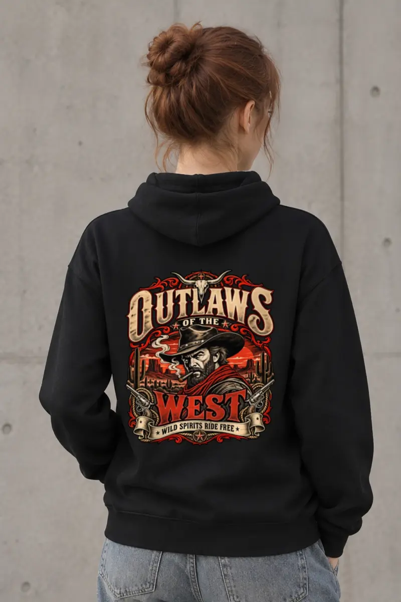 "Wild Spirits Ride Free" Heavy Blend Unisex Pullover Hoodie