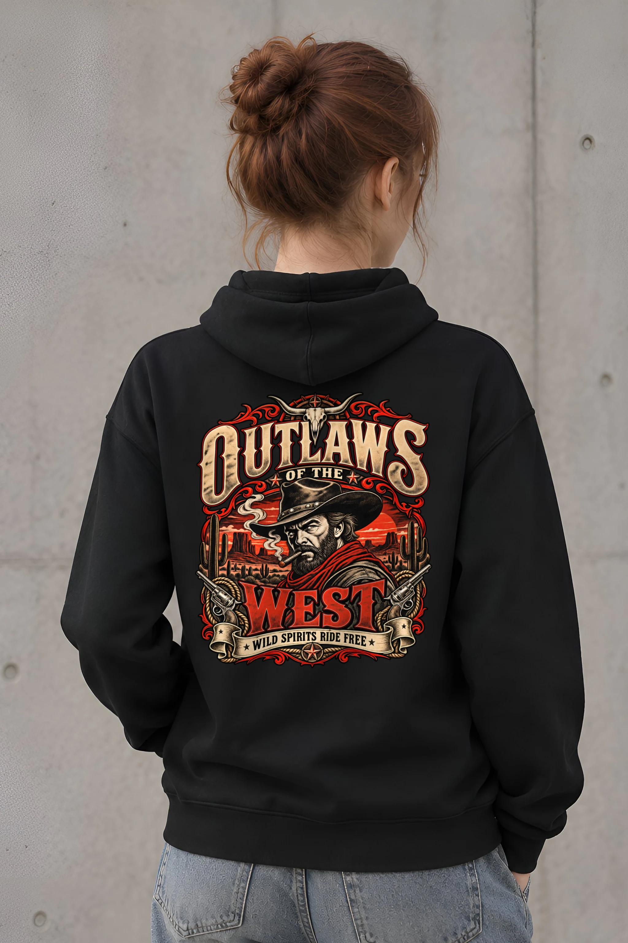 "Wild Spirits Ride Free" Heavy Blend Unisex Pullover Hoodie