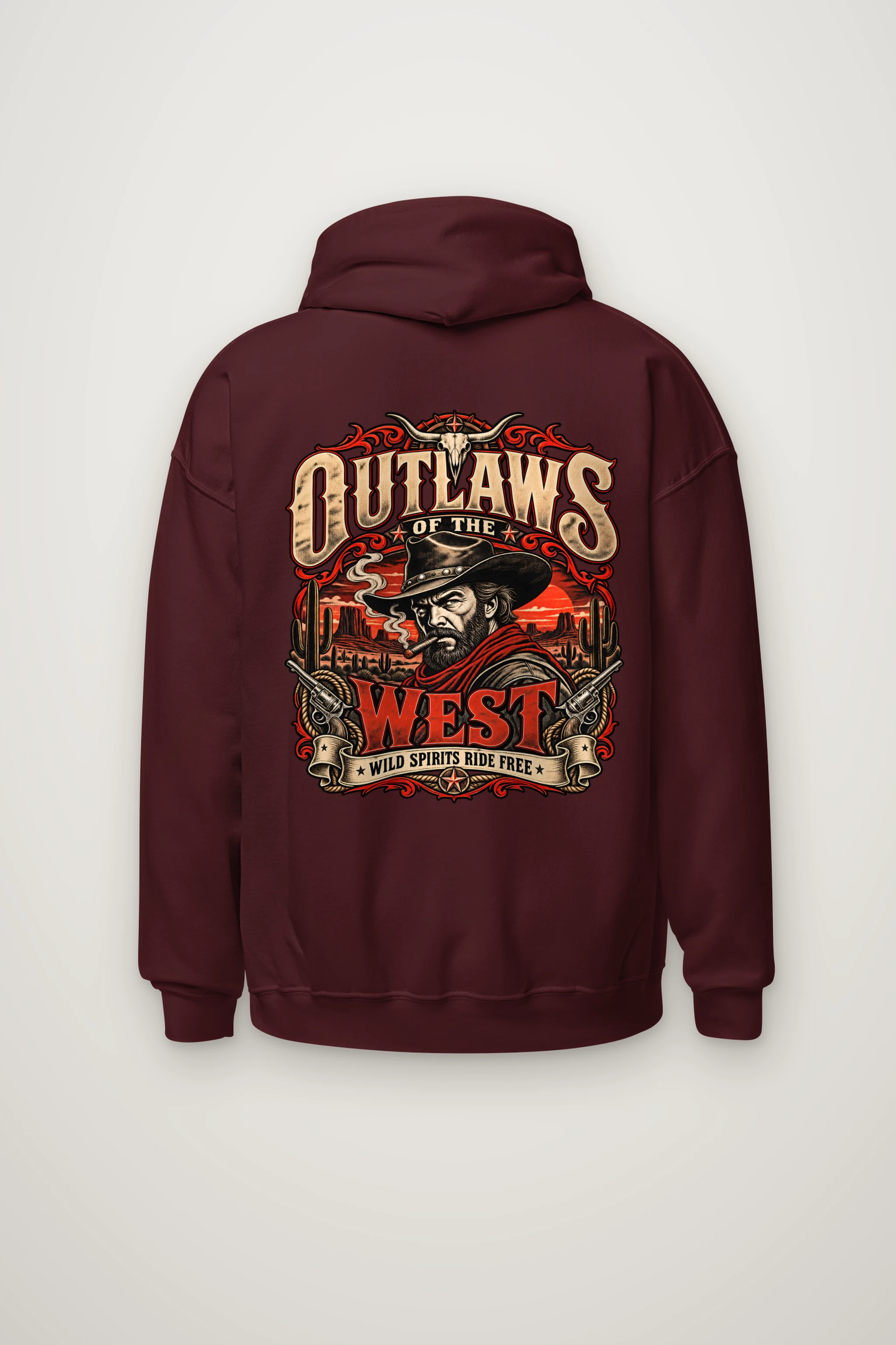 "Wild Spirits Ride Free" Heavy Blend Unisex Pullover Hoodie