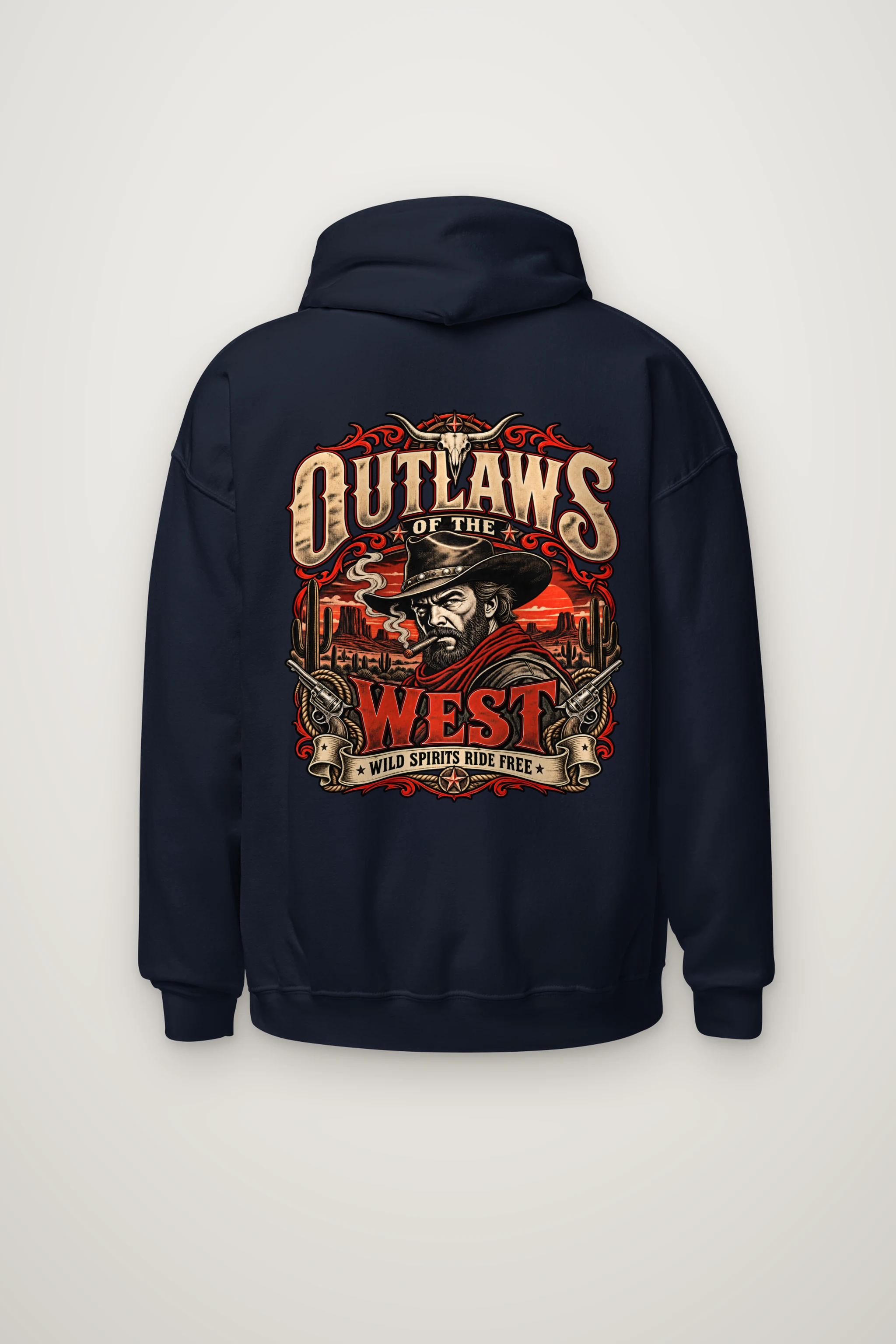 "Wild Spirits Ride Free" Heavy Blend Unisex Pullover Hoodie