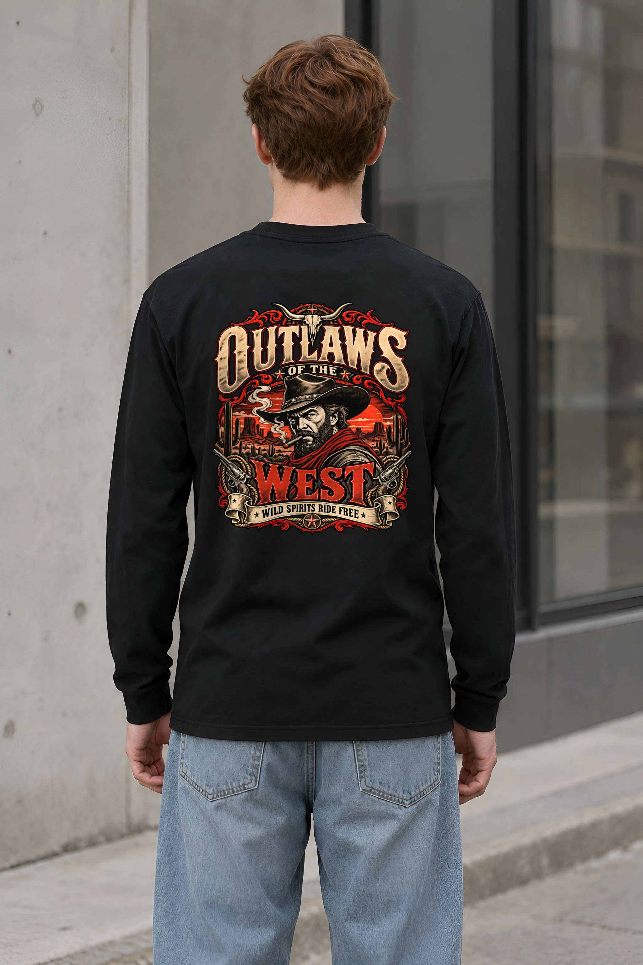 "Wild Spirits Ride Free" Unisex Longsleeve T-shirt