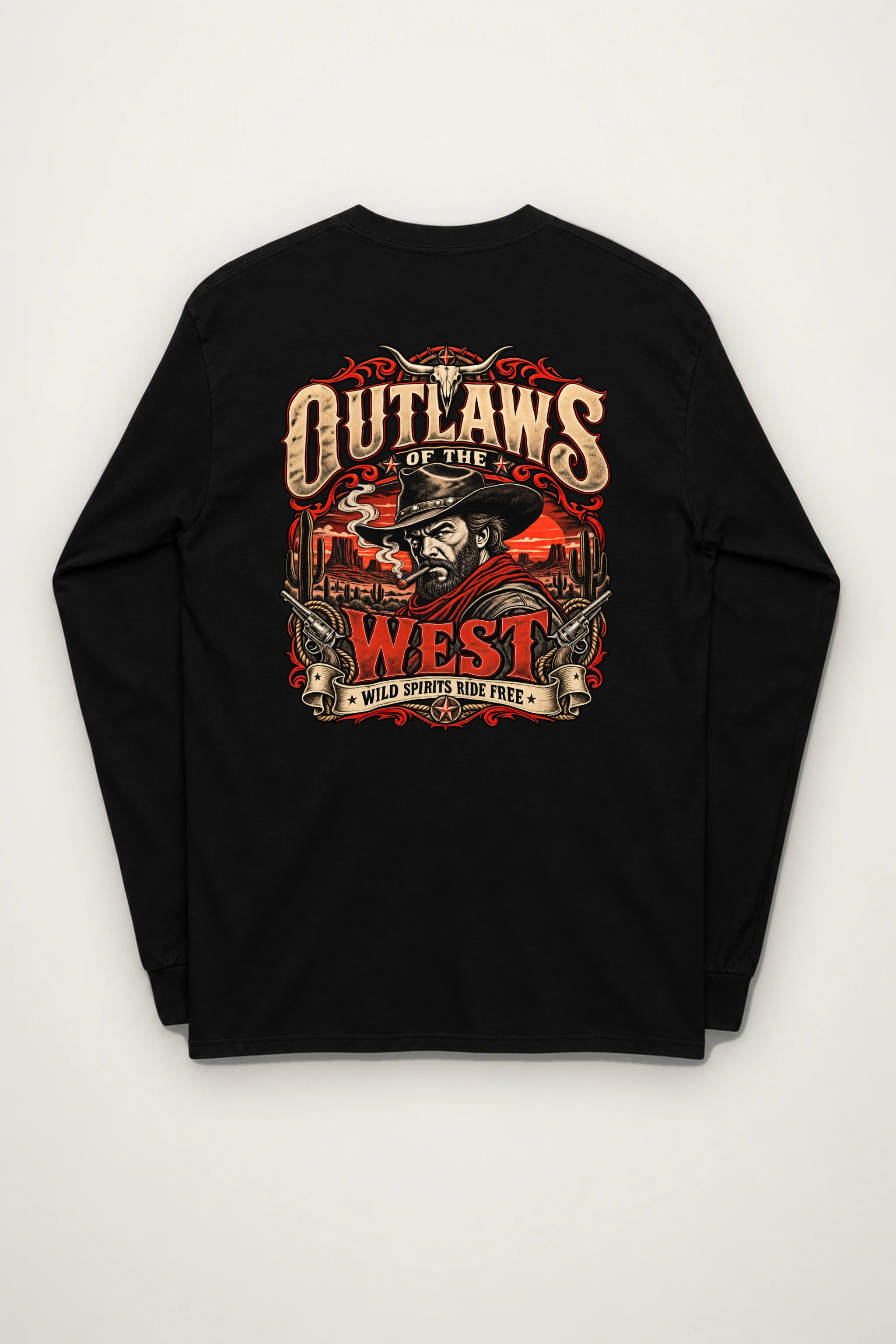 "Wild Spirits Ride Free" Unisex Longsleeve T-shirt