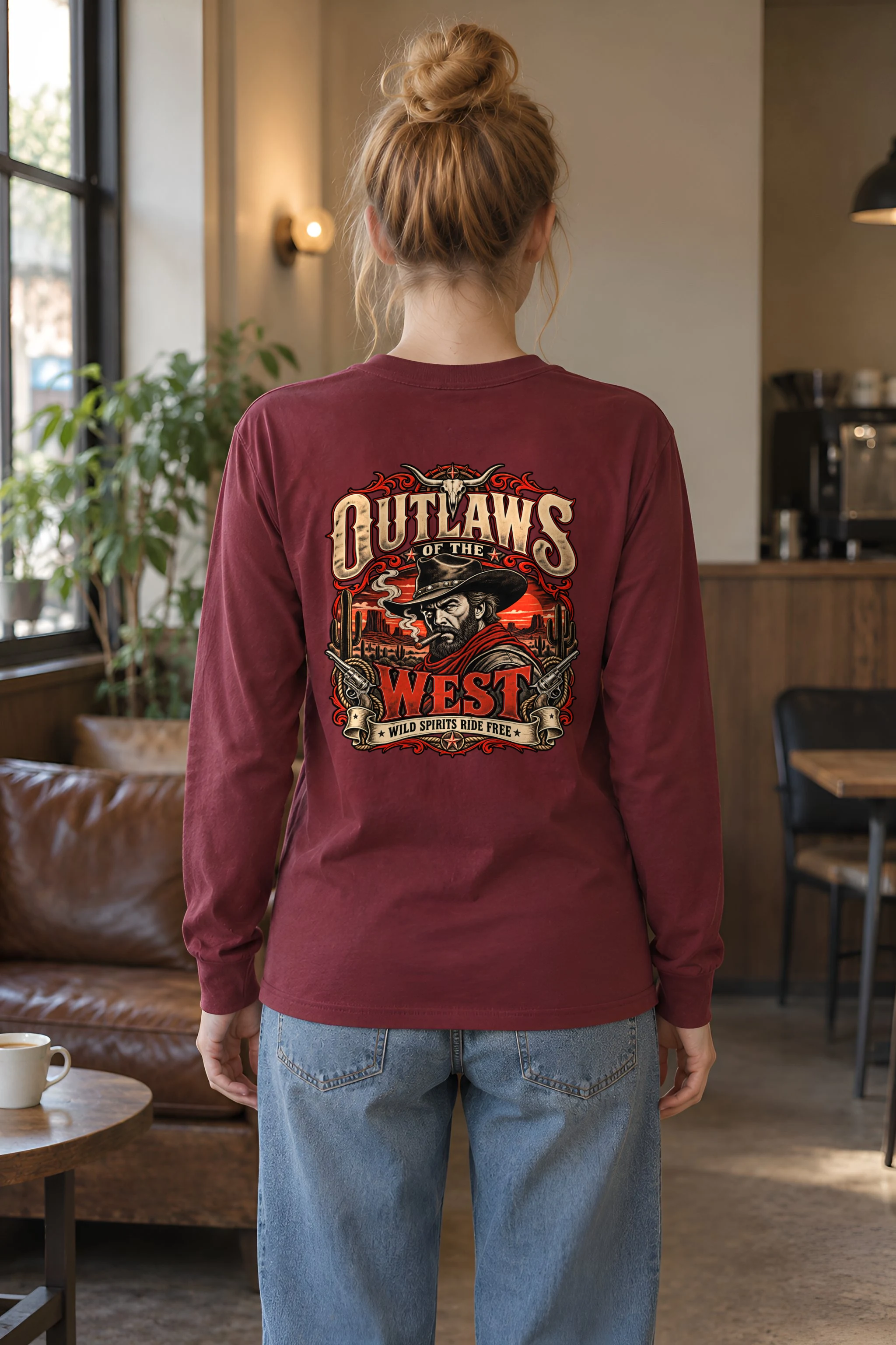 "Wild Spirits Ride Free" Unisex Longsleeve T-shirt
