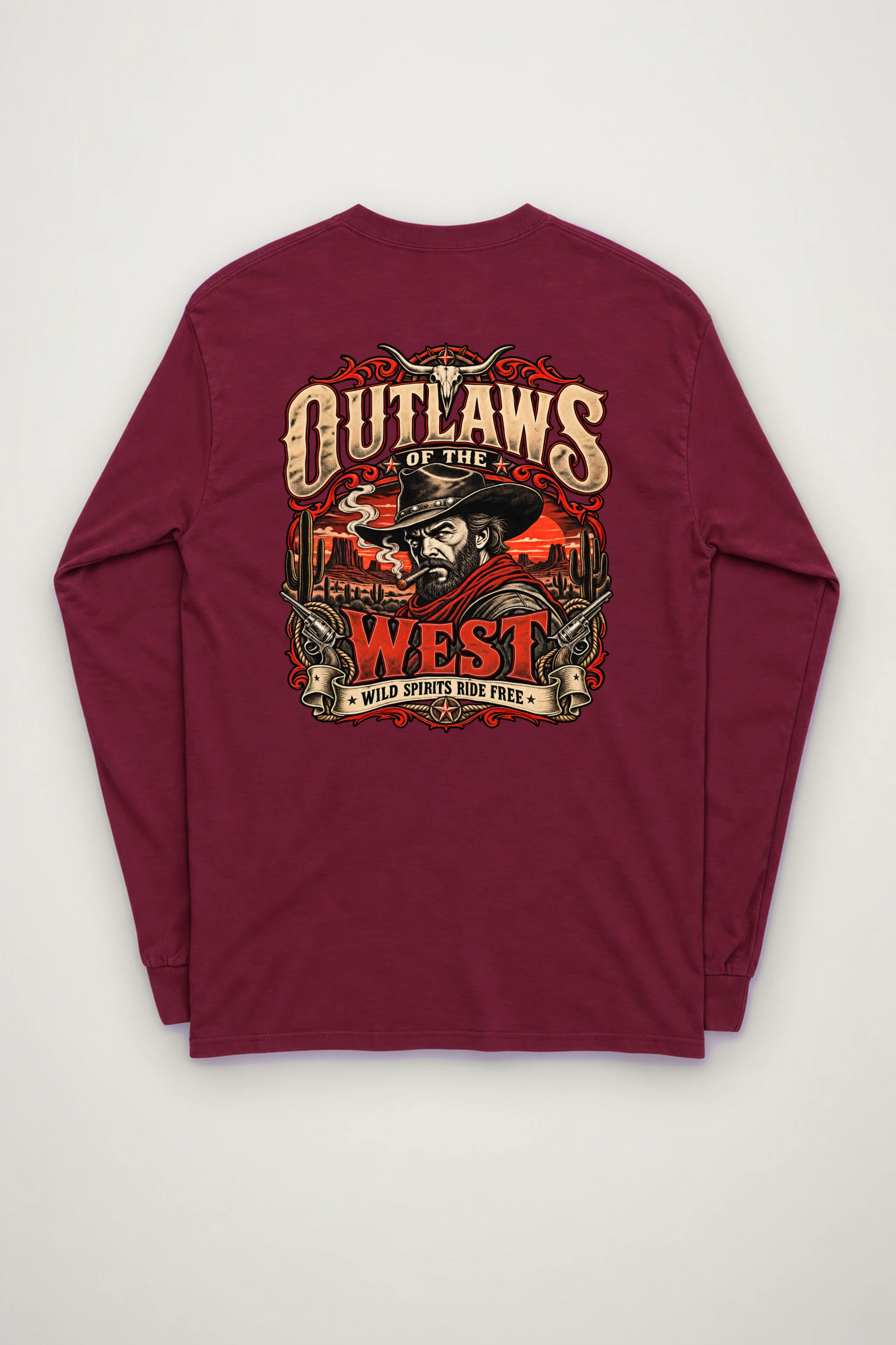 "Wild Spirits Ride Free" Unisex Longsleeve T-shirt