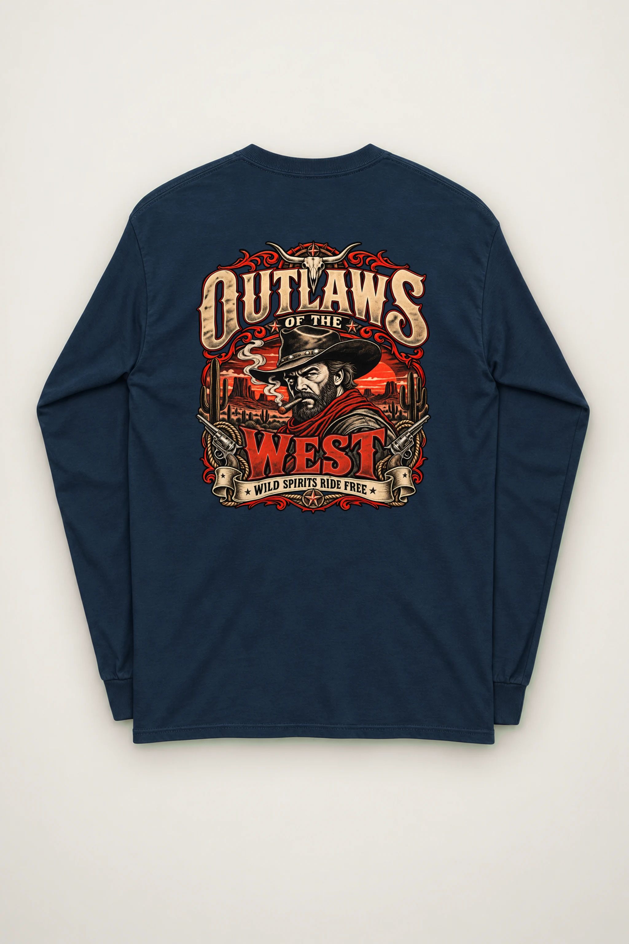 "Wild Spirits Ride Free" Unisex Longsleeve T-shirt