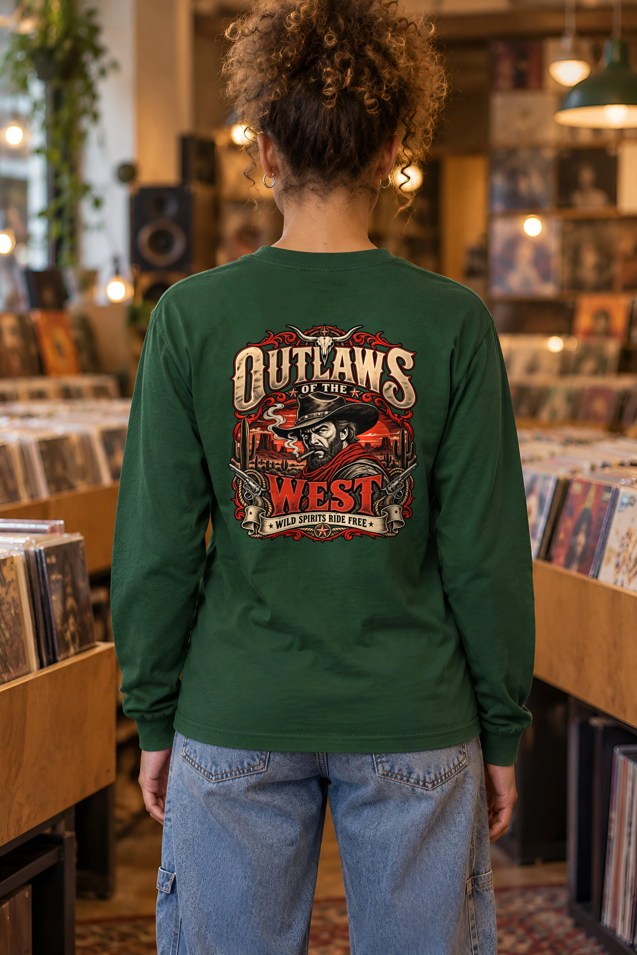 "Wild Spirits Ride Free" Unisex Longsleeve T-shirt
