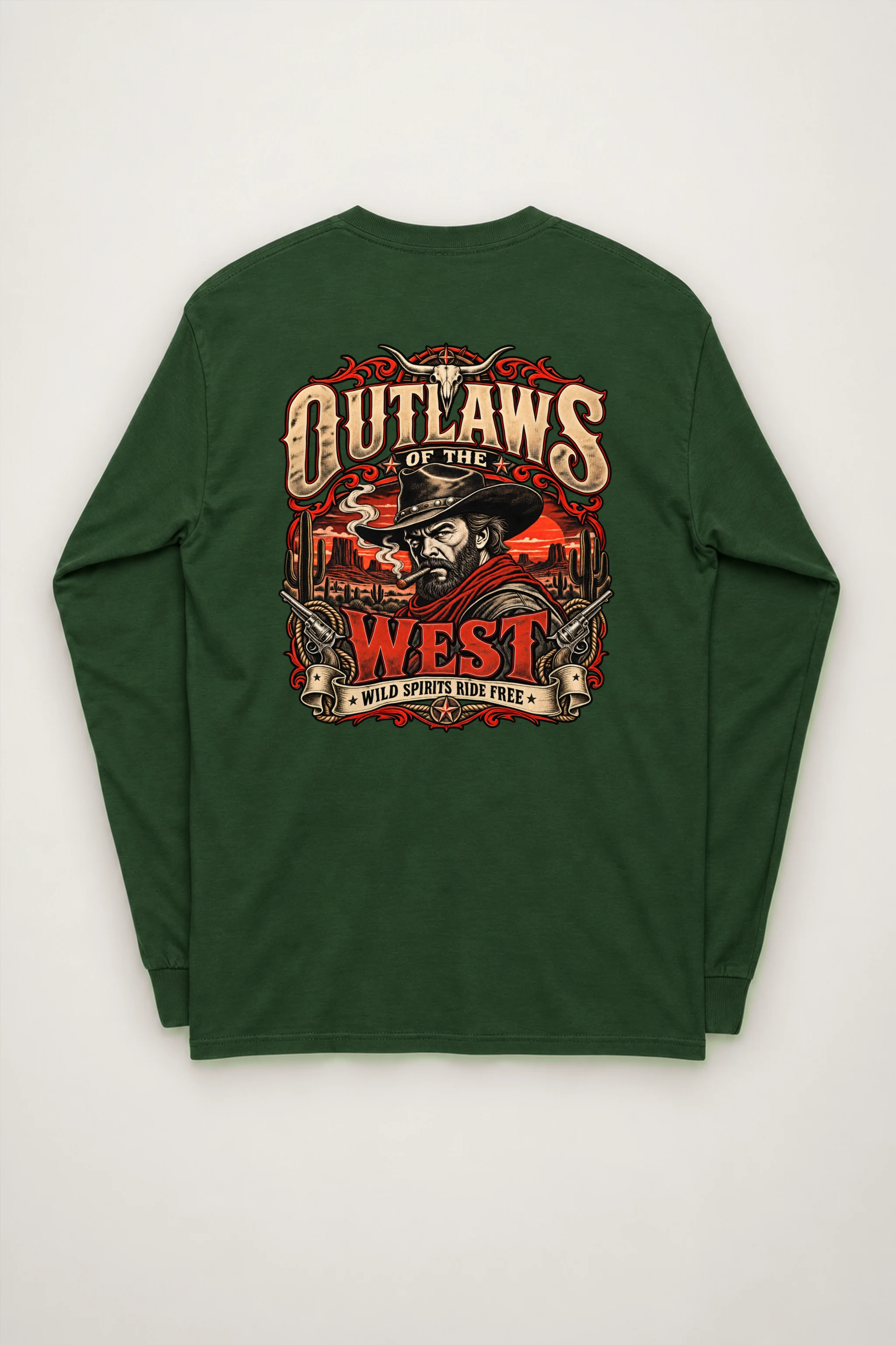"Wild Spirits Ride Free" Unisex Longsleeve T-shirt