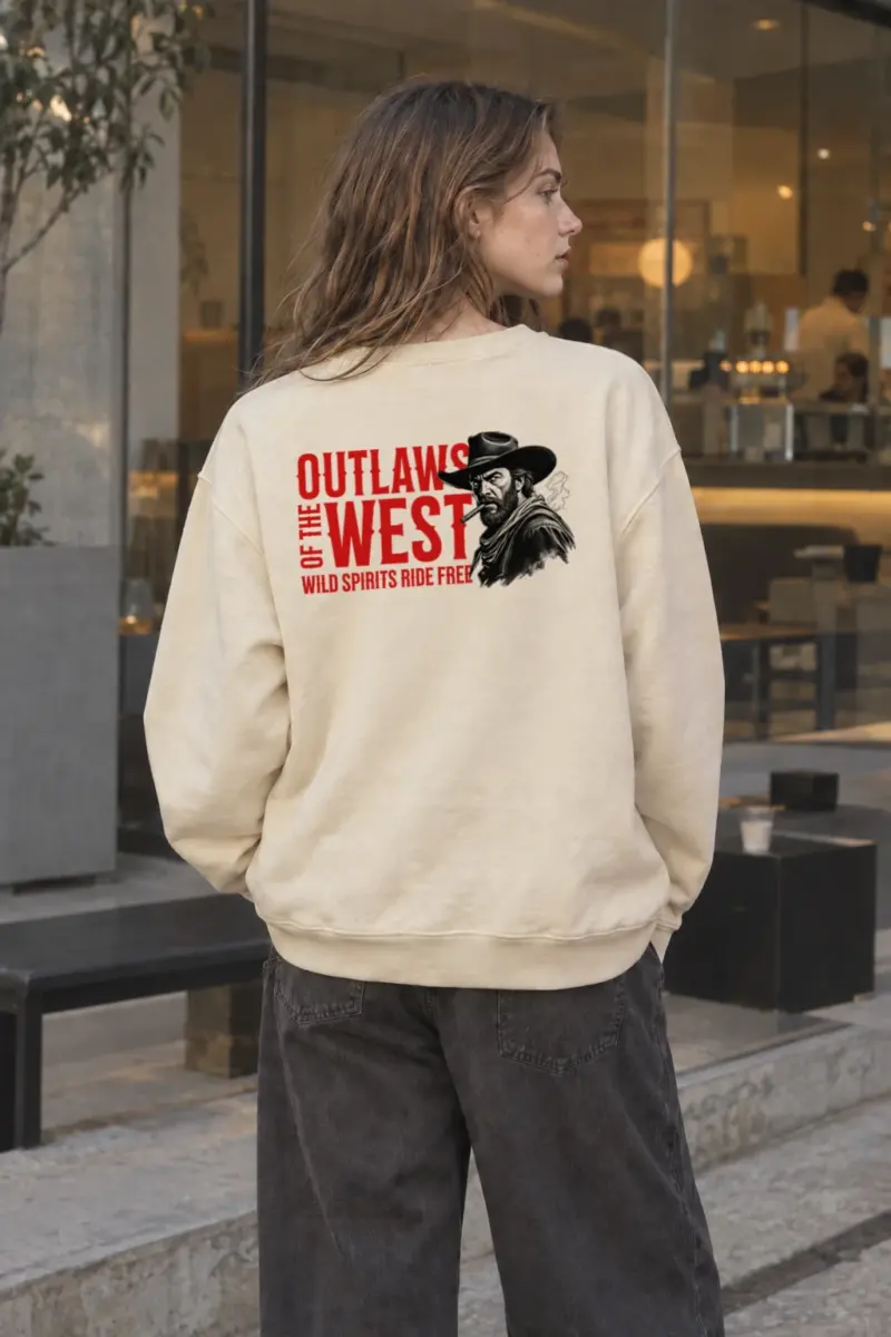 “Wild Spirits Ride Free” Unisex Sponge Fleece Crewneck Sweatshirt | Bella + Canvas 3901