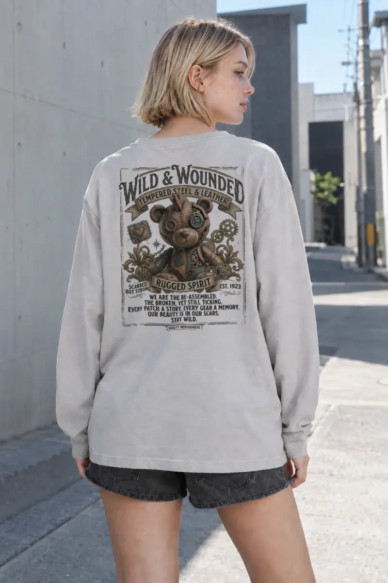 “Wild & Wounded” Unisex Longsleeve T-shirt | Gildan 2400