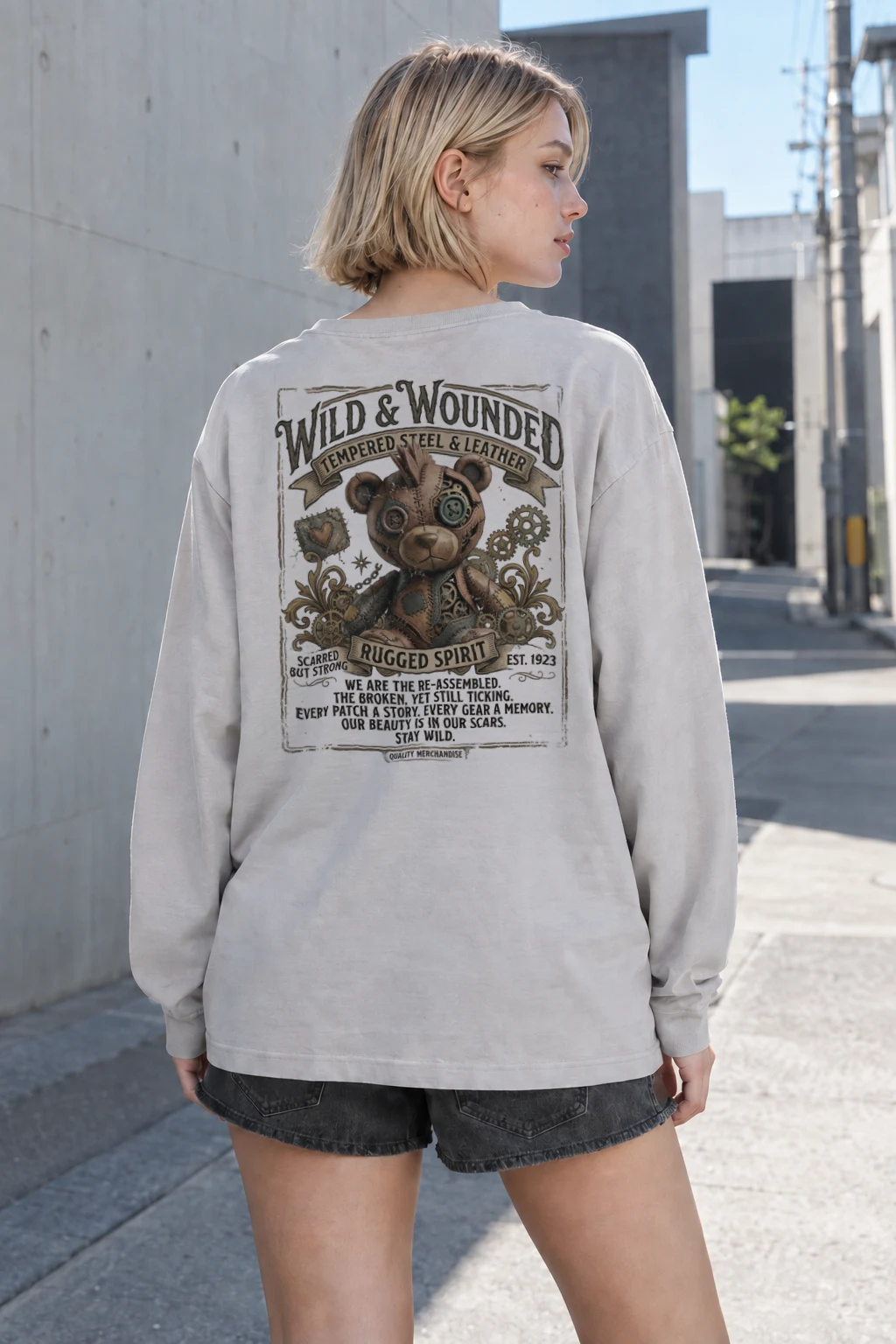 "Wild & Wounded" Unisex Longsleeve T-shirt | Gildan 2400