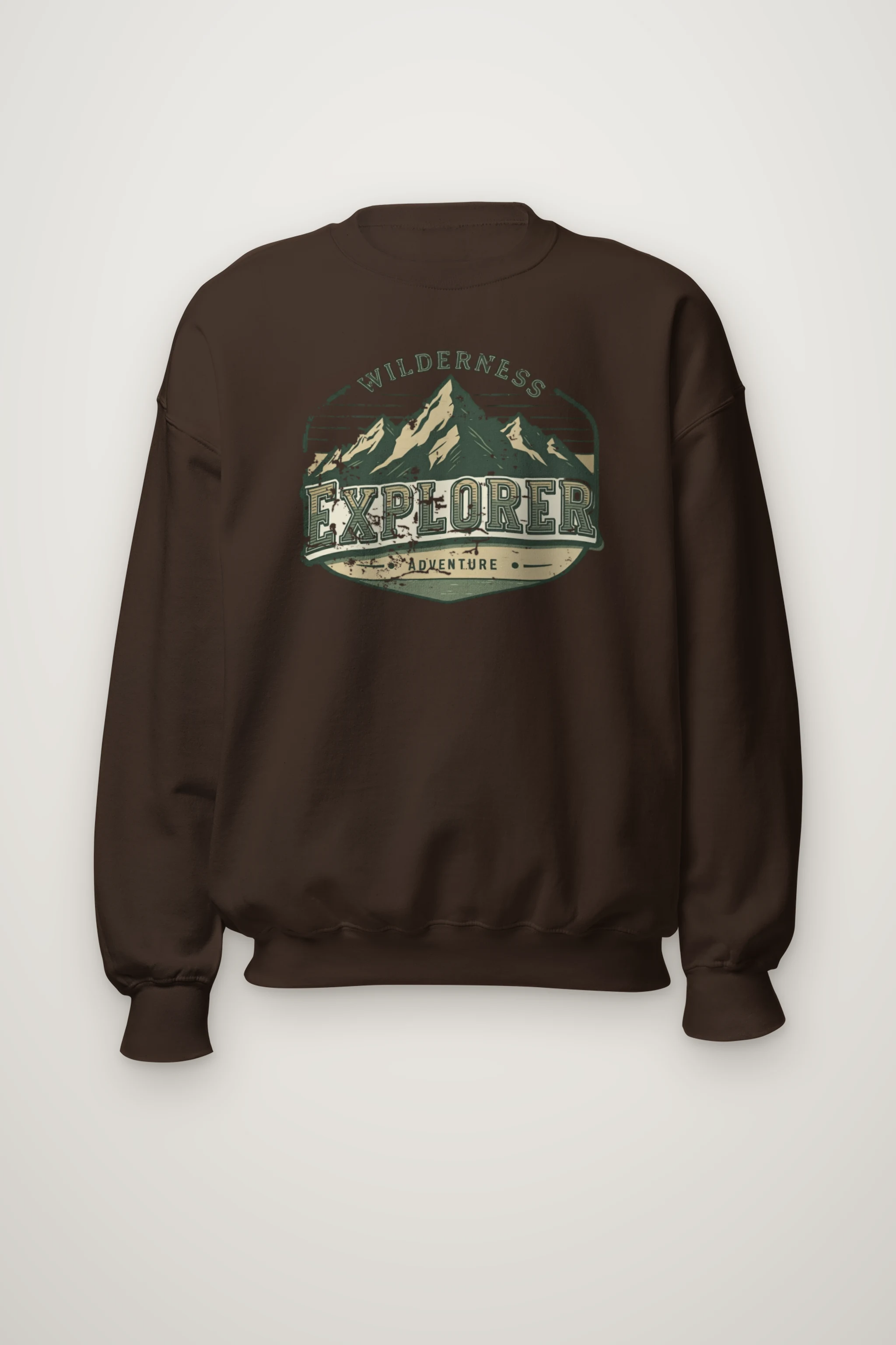 "Wilderness Explorer" Heavy Blend Unisex Crewneck Sweatshirt