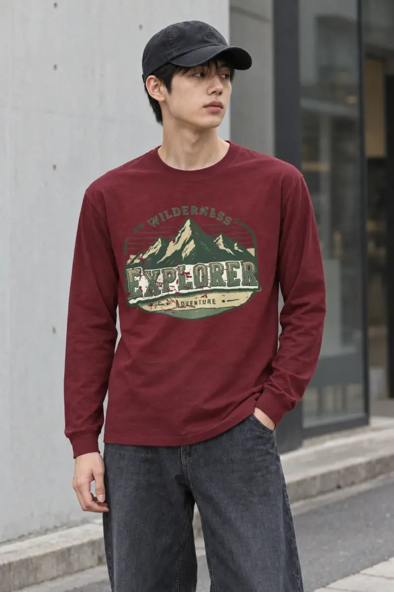 "Wilderness Explorer" Unisex Longsleeve T-shirt