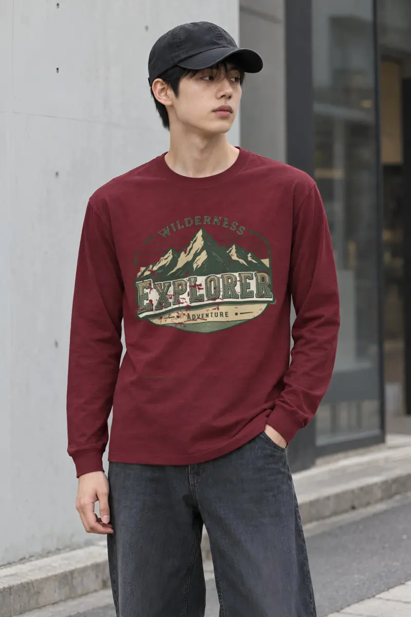"Wilderness Explorer" Unisex Longsleeve T-shirt
