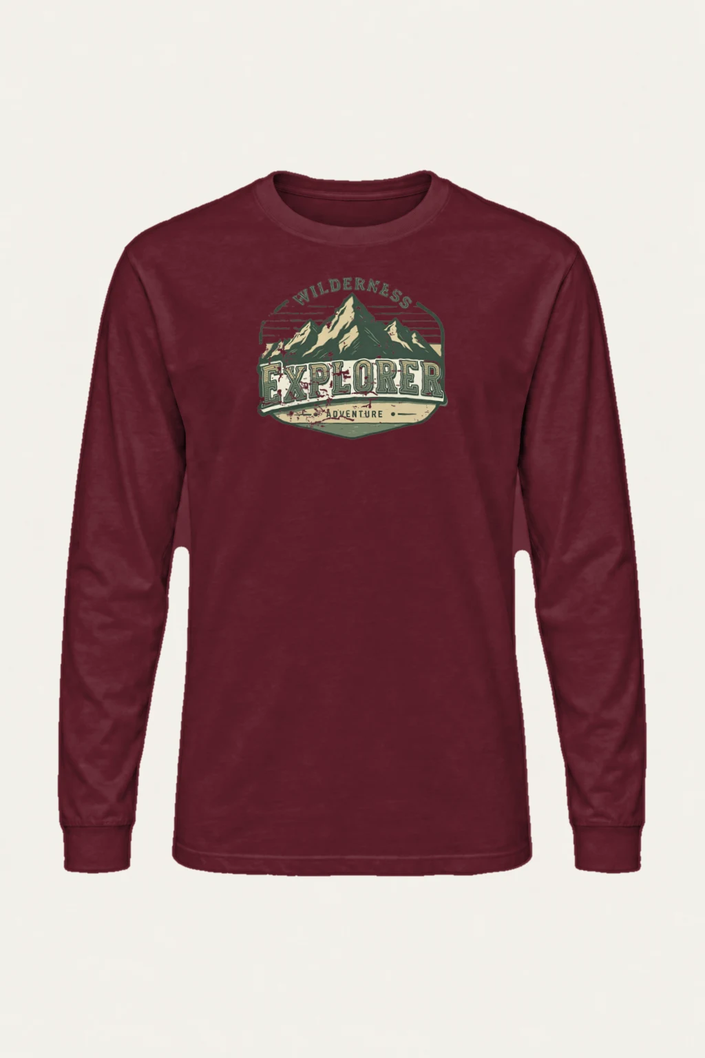 "Wilderness Explorer" Unisex Longsleeve T-shirt | Gildan 2400