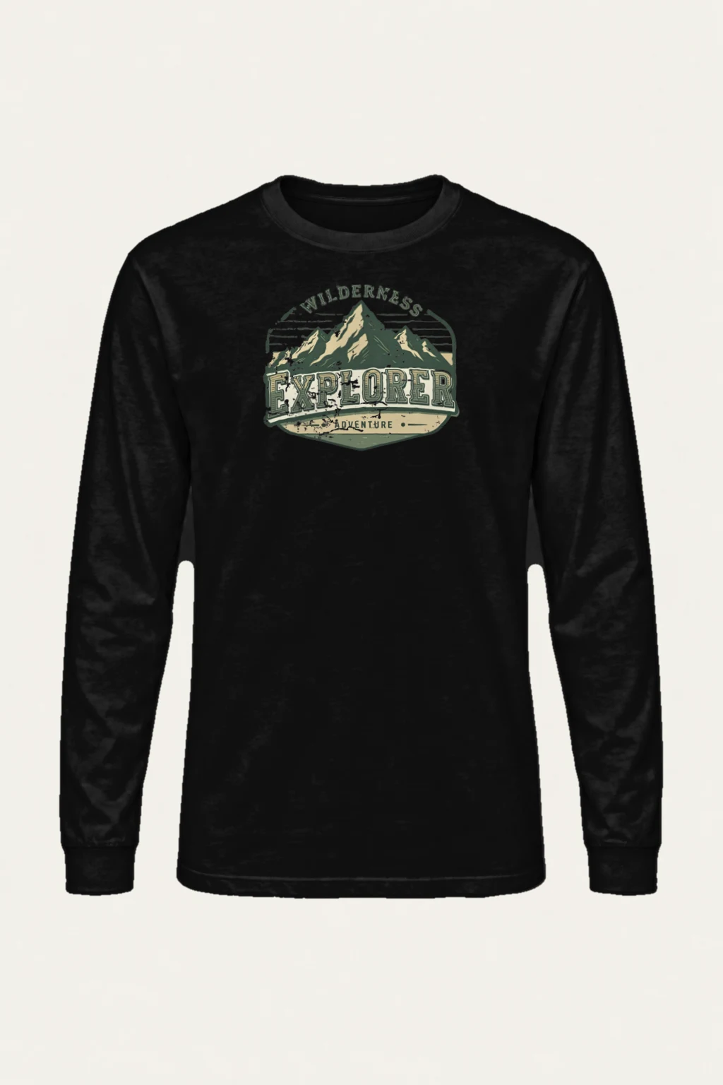 "Wilderness Explorer" Unisex Longsleeve T-shirt | Gildan 2400
