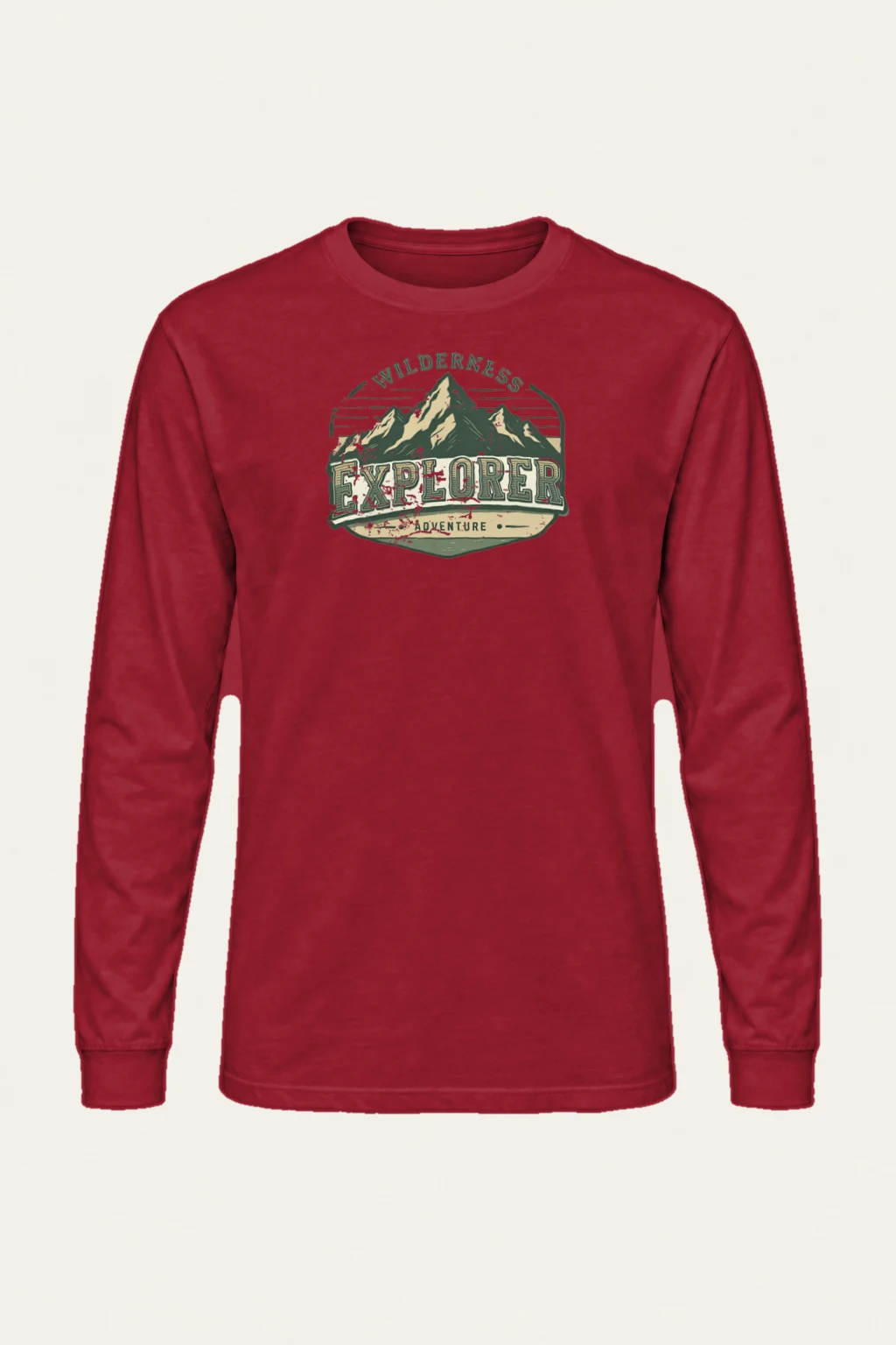 "Wilderness Explorer" Unisex Longsleeve T-shirt | Gildan 2400