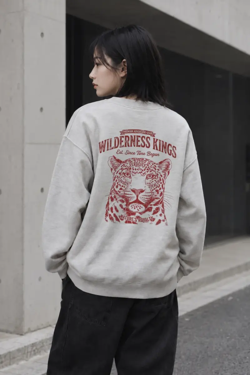“Wilderness Kings” Heavy Blend Unisex Crewneck Sweatshirt | Gildan 18000