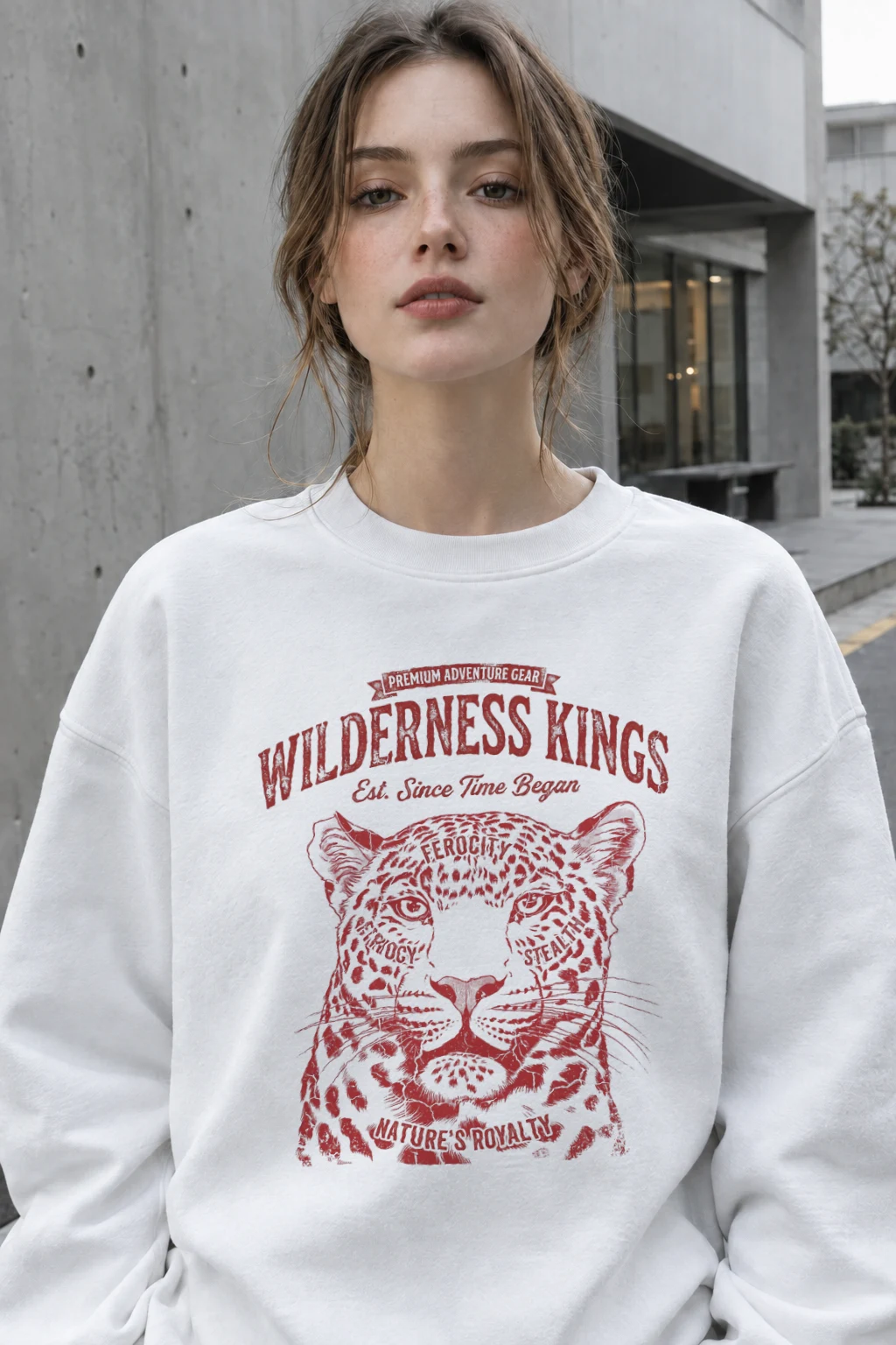 "Wilderness Kings" Heavy Blend Unisex Crewneck Sweatshirt | Gildan 18000