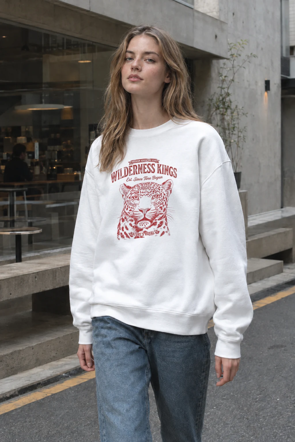 "Wilderness Kings" Heavy Blend Unisex Crewneck Sweatshirt | Gildan 18000